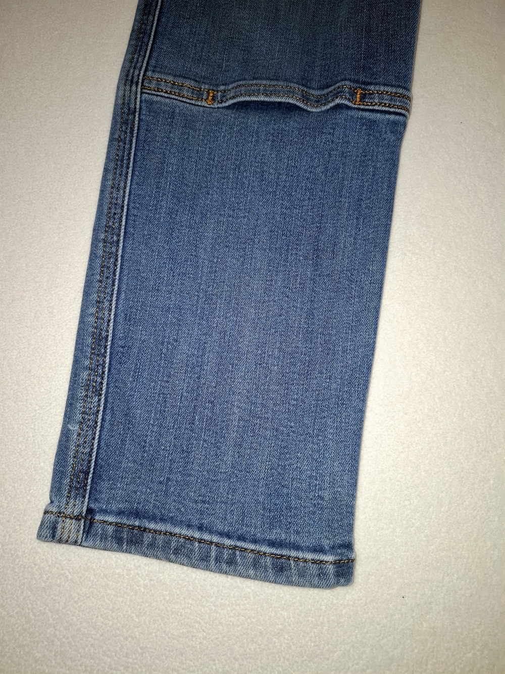 Carhartt Womens 10 Tall Light Blue Straight-Leg Carpenter Jeans - Picture 4 of 11